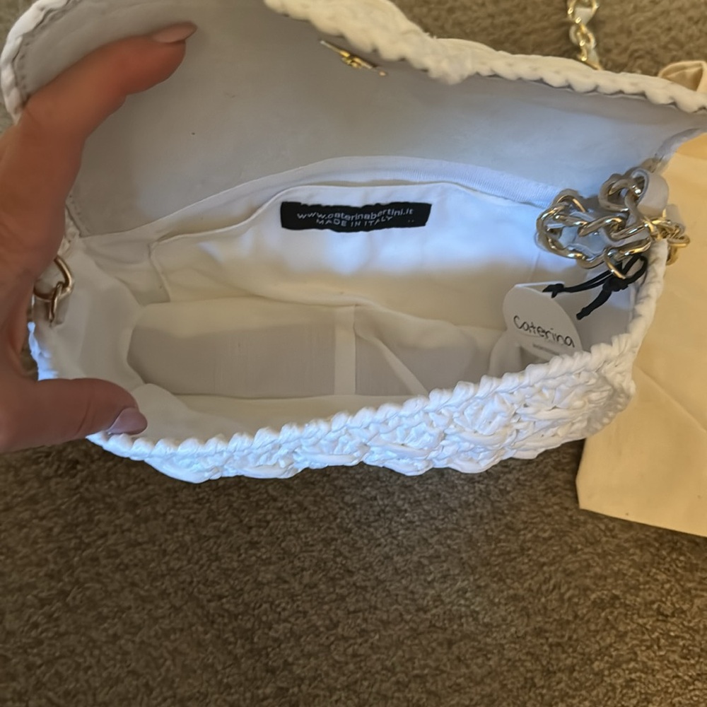 Caterina bertini bag - white crochet - Picture 4 of 5